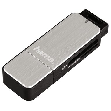 Hama čítačka kariet USB 3.0 SD &amp; microSD strieborná