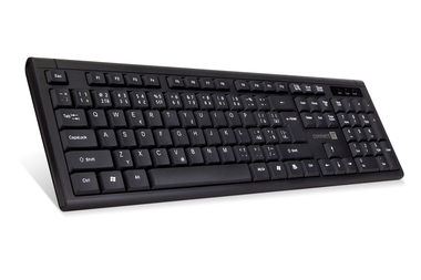 Connect IT CKB-3058-CS čierna / Kancelárska klávesnica / USB / CZ + SK layout / 1.5m 