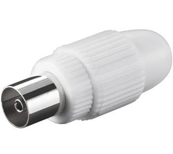 PremiumCord TV antenný konektor IEC priamy-F / 75 Ohm