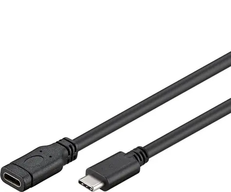 PremiumCord Predlžovací kábel USB 3.1 (USB-C) samec na USB 3.1 (USB-C) samica 1m