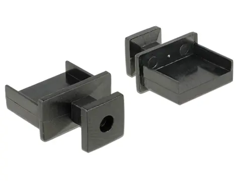 Delock Prachová záslepka pre USB Type-A samica s uchopením 10 kusov čierna