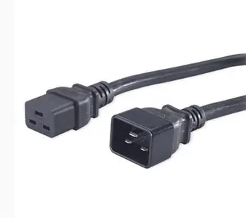 PremiumCord Predlžovací prívod 230V / konektory IEC 320 C19 - IEC 320 C20 / 16A / 1.5m