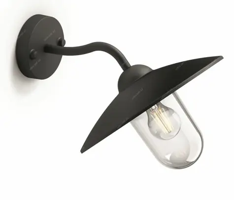 Philips Topiary 60W čierna / vonkajšie svietidlo / bez zdroja / E27 / IP44