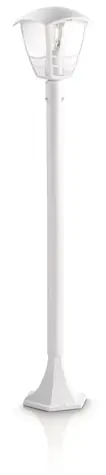 Philips Creek 60W stĺpik biela / vonkajší stĺpik / bez zdroja / E27 / IP44