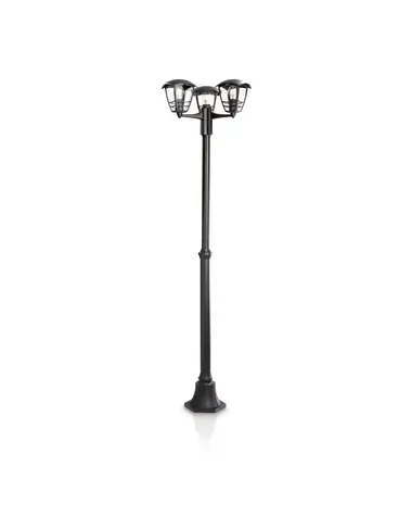 Philips Creek 3x60W stĺpik čierna / vonkajší stĺpik / bez zdroja / E27 / IP44