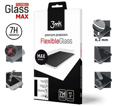 3mk FlexibleGlass Max Hybridné sklo pre Honor 10 Lite & Huawei P SMART 2019 čierna