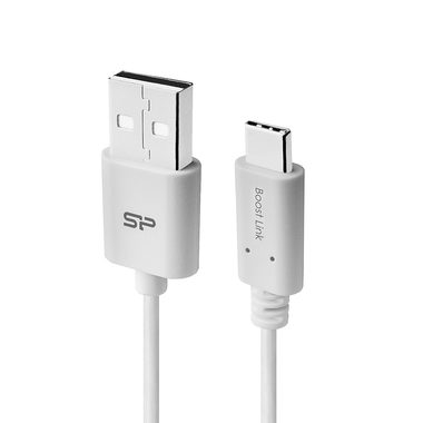 Silicon Power Kábel USB Type C (M) - USB / 1m / Boost Link LK10AC / 2.4A / biela