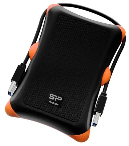 Silicon Power Armor A30 Externý box na SATA HDD 2.5" čierna / USB 3.0 / Anti-Shock