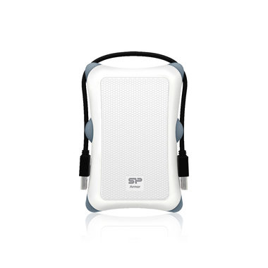Silicon Power Armor A30 Externý box na SATA HDD 2.5" biela / USB 3.0 / Anti-Shock