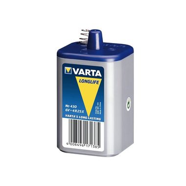 Varta Longlife Batéria 4R25X / 6.0V / 7500 mAh / zinkochloridová / 1 ks / v blistri
