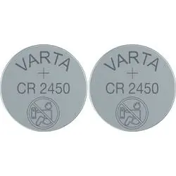 Varta Gombíková batéria CR2450 2ks / 3.0V / 560 mAh / lítium / v blistri 