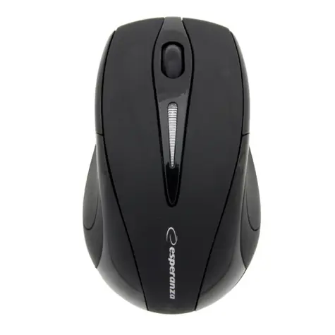 Esperanza EM101K Antares čierna / bezdrôtová optická myš / 800 DPI / 2.4 GHz / USB receiver / 3 tlačidlá + koliesko