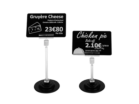 Evolis AC000002 magnetický držiak cenoviek biela / 8ks