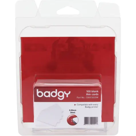 Evolis Evolis Badgy biela / PVC karty / 100ks