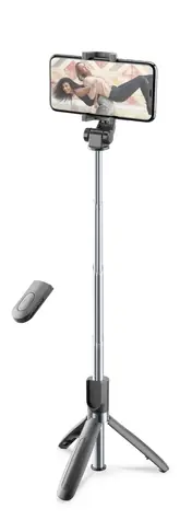 Cellularline Freedom Selfie tyč s funkciou tripodu čierna