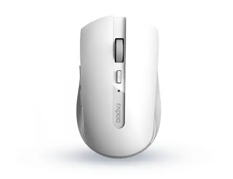 Rapoo 7200M Multi-mode biela / bezdrôtová optická myš / 1600 DPI / 2.4 Ghz / BT 3.0 a 4.0 / 5 hr.