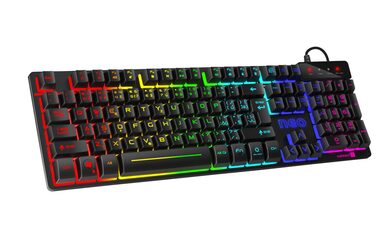 Connect IT NEO CKB-3590-CS čierna / Mechanická herná klávesnica / RGB podsvietenie / CZ layout / USB / 1.8m