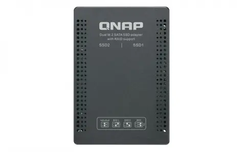 QNAP QDA-A2MAR adaptér / 2x M.2 SSD SATA sloty v 2.5" SATA rámčeku