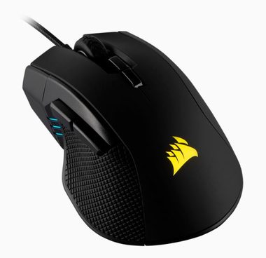 Corsair Ironclaw RGB čierna / Optická herná myš / 18000 DPI / 7 tlačidiel / RGB LED podsvietenie / USB