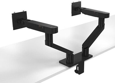 DELL MDA20 držiak VESA pre dva monitory 19&quot;-27&quot; / VESA / náklon -35 ° +80 ° / otočenie -90 ° +90 ° / nosnosť 10kg