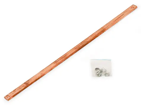 Triton RAX-ZL-X02-A1 19“ zemniaca lišta horizontálna / meď 5 x 20 mm