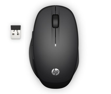 HP Dual Mode Mouse 300 čierna / Bezdrôtová optická myš / 3600 DPI / 2.4GHz / 2 tlačidlá + koliesko / 1x AA