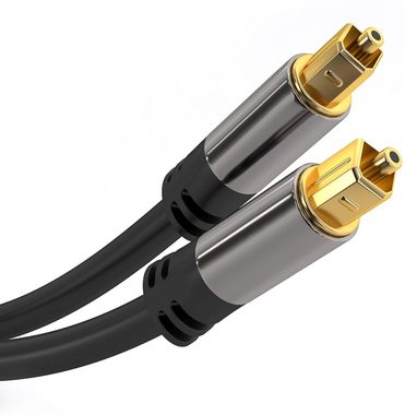 PremiumCord Gold design Kábel Toslink MM 1m / OD:6mm