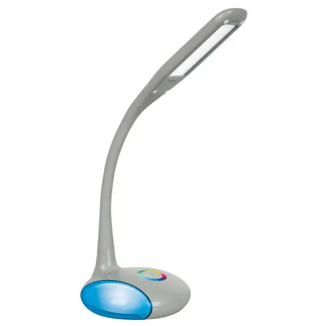 Activejet AJE-VENUS RGB sivá / Stolná LED lampa / 5W / 36x LED / 250 lm / 5000k / RGB / dopredaj
