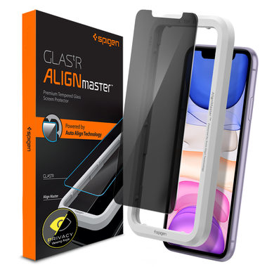 Spigen AlignMaster Privacy ochranné sklo pre Apple iPhone 11