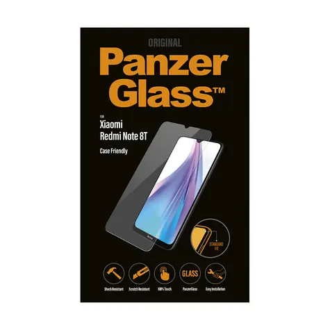PanzerGlass Case Friendly Tvrdené sklo pre Xiaomi Redmi Note 8T čierna