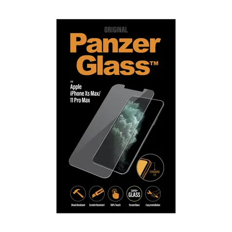 PanzerGlass Standard Fit Tvrdené sklo pre Apple iPhone 11 Pro Max &amp; Xs Max číra