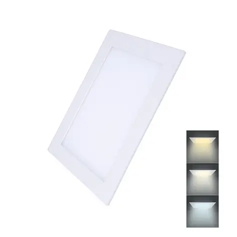 Solight WD143 LED mini panel CCT podhľadový 18W / 1530lm / 3000K / 4000K / 6000K / štvorcový
