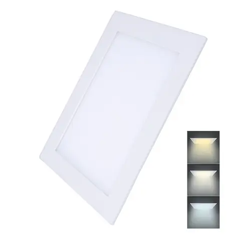 Solight WD145 LED mini panel CCT podhľadový 24W / 1800lm / 3000K / 4000K / 6000K / štvorcový