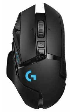 Logitech G502 Lightspeed / bezdrôtová herná myš / 16000 DPI / USB LIGHTSPEED prijímač / RGB Lightsync / čierna