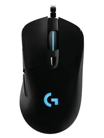 Logitech G403 Hero / herná myš / 25600 DPI / USB-A / RGB Lightsync / závažie / kábel 2.1m / čierna