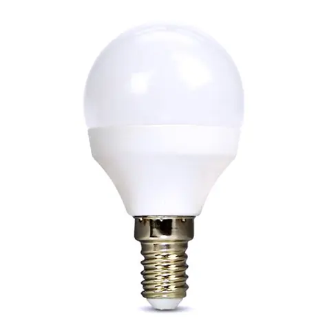 Solight WZ430 LED žiarovka miniglobe 8W / E14 / 4000K / 720lm / biele prevedenie