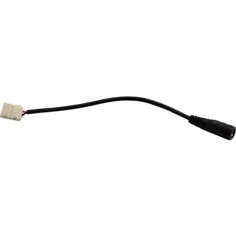 Solight WM85 napájací konektor pre LED pásy / 5.5mm zdierka - 8mm zacvakávací konektor / 1ks,