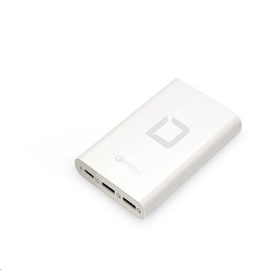 DICOTA Univerzálna nabíjačka notebooku biela / 1x USB-C / 2x USB-A / 40 W