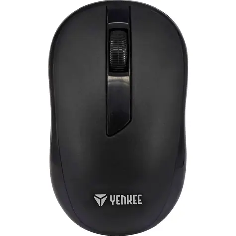 YENKEE Delhi čierna / bezdrôtová myš / USB / 1000 DPI / 3 tlačidlá