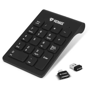 YENKEE YKB 4020 čierna / bezdrôtová numerická klávesnica / 2,4 GHz
