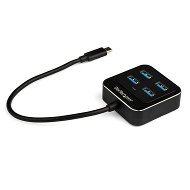 StarTech USB-A Hub 4 porty čierna / 4x USB-A / 10 Gbs