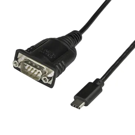 StarTech kábel USB-C na RS232 čierna / 921.6 kbps