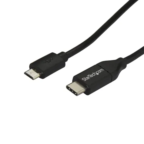 StarTech kábel USB-C na MicroUSB čierna / 480 Mbps / Thunderbolt 3 / 1m
