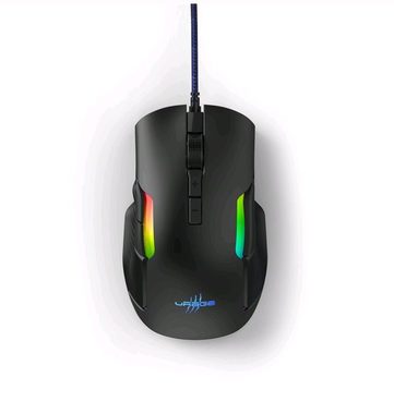 uRage Reaper 600 čierna / herná myš / optická / 32000 dpi / 8 tlačidiel / USB / RGB / 2 m