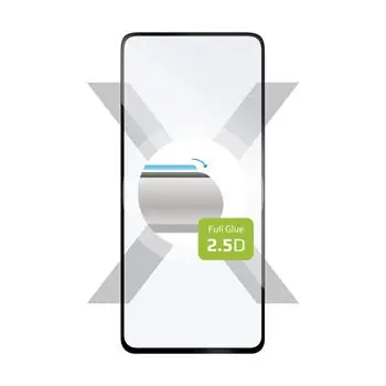 FIXED Full-Cover Ochranné tvrdené sklo pre Xiaomi Poco X3 čierna / lepenie cez celý displej