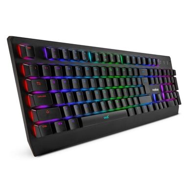 Niceboy K610 Chameleon / herná klávesnica / Mojo RX / RGB podsvietenie / USB / 1.8m / CZ layout