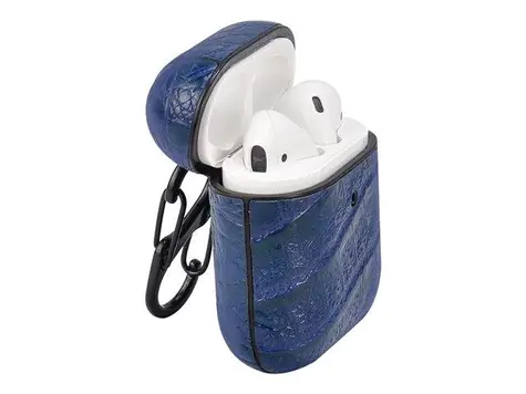TERRATEC AirBox Crocodile Pattern Blue / Puzdro pre Apple AirPods 1 &amp; 2