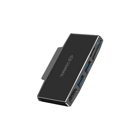 Terratec Connect GO1 / dokovací adaptér pre tablet Microsoft Surface Go / 1x HDMI / 2x USB-A 3.0 / SD&amp;Micro-SD čítačka