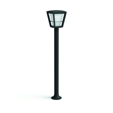 Philips Hue Econic LED 1x15W stĺpik 100cm čierna / vonkajšie stĺpové svietidlo / 1150lm / 2200-6500K / RGB / IP44