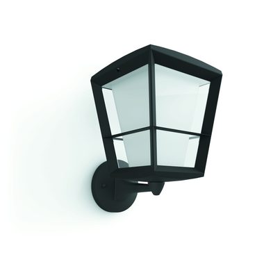 Philips Hue Econic LED 1x15W stena čierna / vonkajšie nástenné svietidlo / 1150lm / 2200-6500K / RGB / IP44